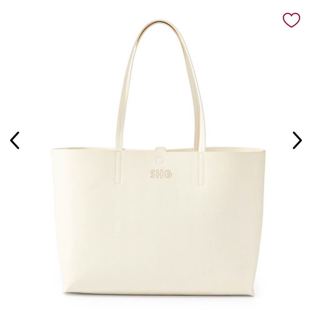 Mark & Graham Cream Tote Bag